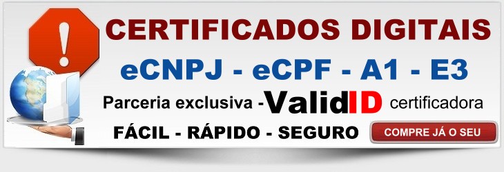 Certificados Digitais - PJ/PF/MEI