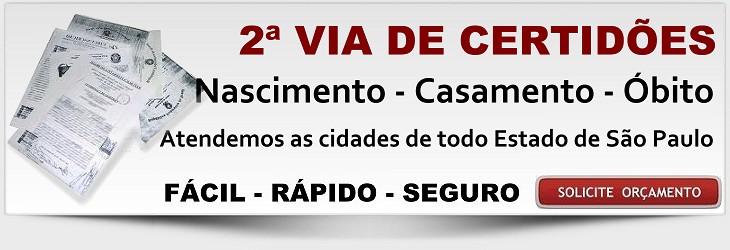 No perca tempo em filas - Solicite j suas Certides Conosco e receba em seu endereo.